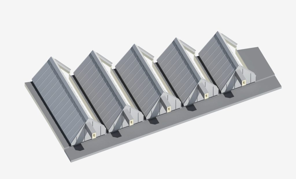 New Museum of London, General Market Roof